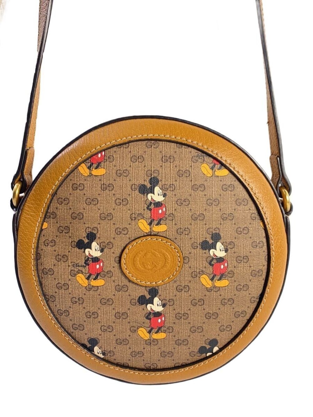 Gucci x Disney GG Supreme Monogram Mickey Mouse Shoulder Bag